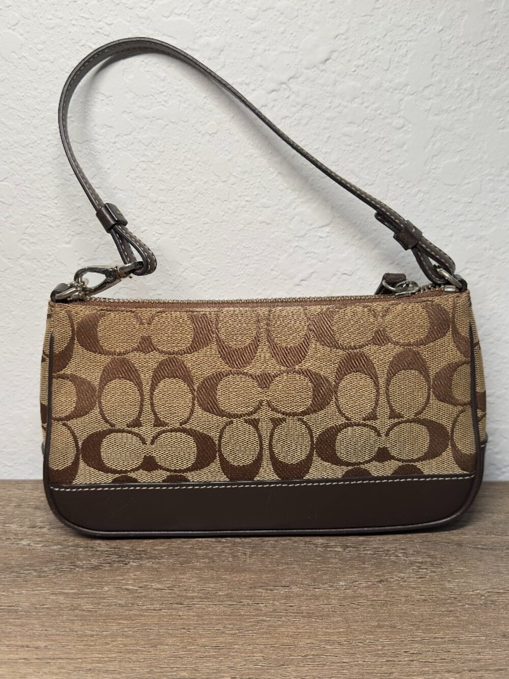 Vintage 2004 Coach Signature Demi Shoulder Bag 6094 Y2K